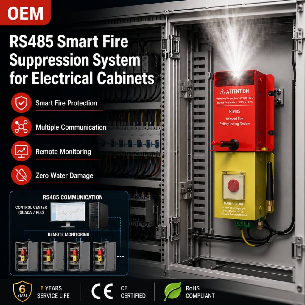 RS485 Smart FireSuppression Systemfor Electrical Cabinets - EcoNewlink