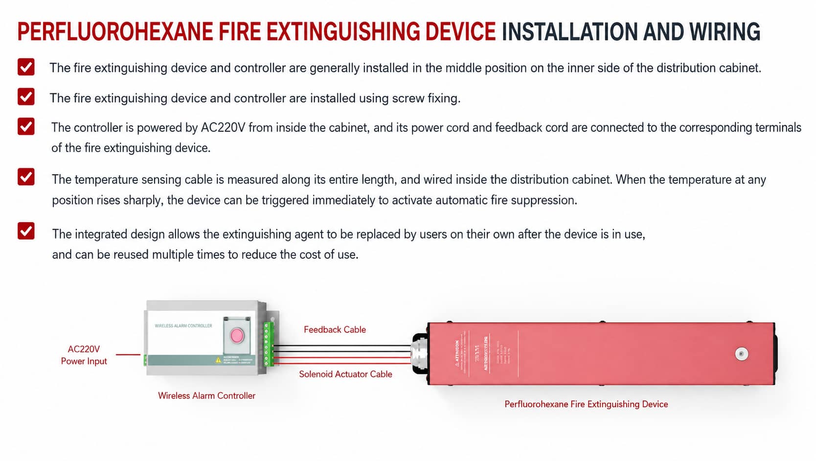 Perfluorohexane-fire-extinguishing-device-installation-and-wiring-diagram. - EcoNewlink Perfluorohexane fire extinguishing device installation and wiring diagram. - EcoNewlink