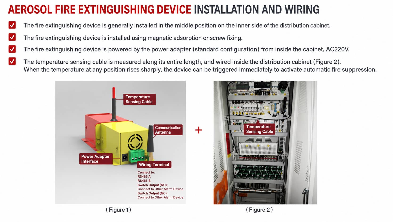 AEROSOL-FIRE-EXTINGUISHING-DEVICE-INSTALLATION-AND-WIRING - EcoNewlink AEROSOL FIRE EXTINGUISHING DEVICE INSTALLATION AND WIRING - EcoNewlink
