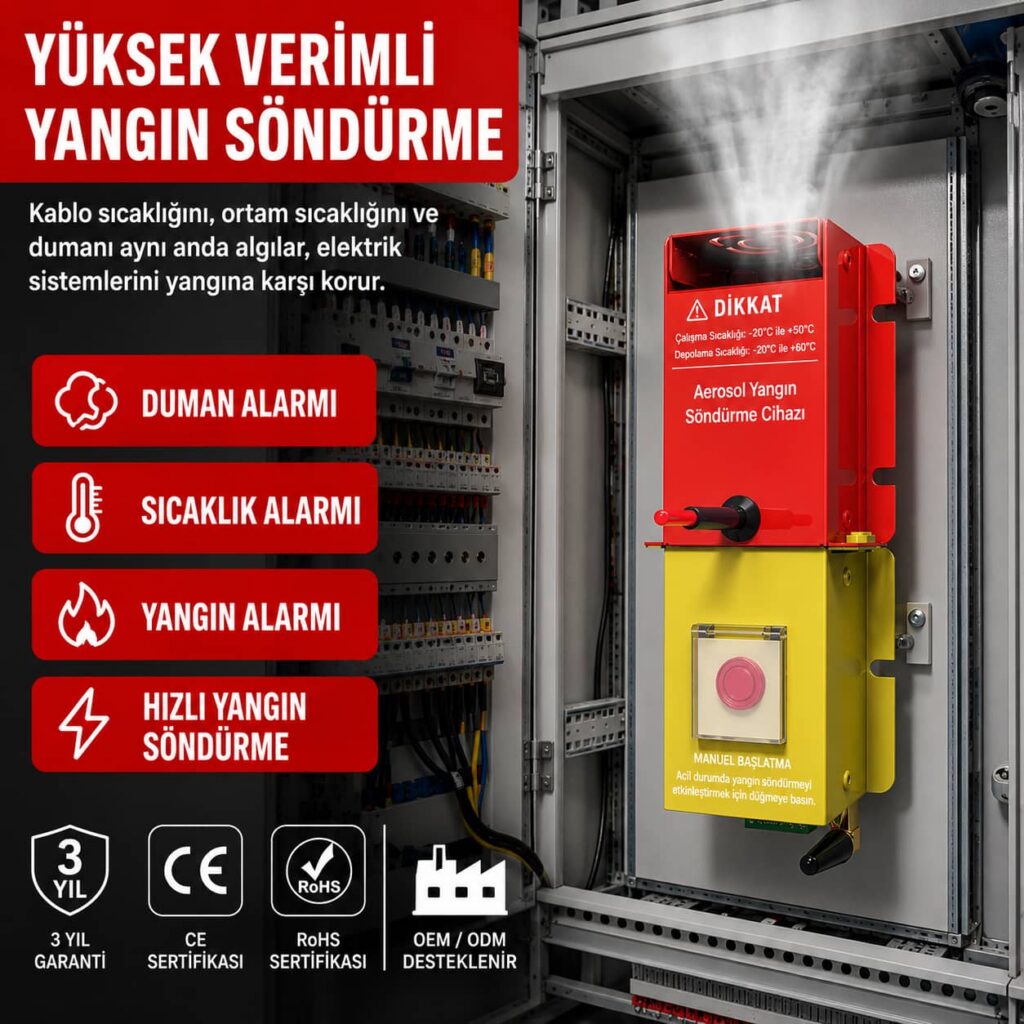 Aerosol fire suppression device installed in an electrical panel. - EcoNewlink